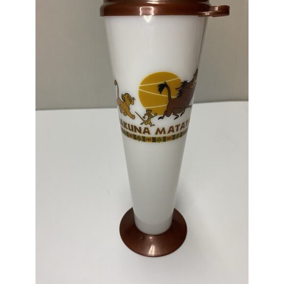Disney World Simba Plastic Souvenir Cup with Straw Hakuna Matata Lion King USA - Picture 5 of 7